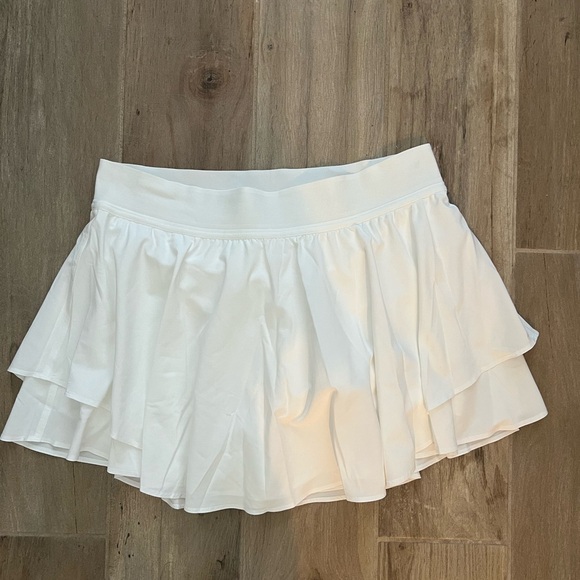 Lululemon Court Rival High Rise Tennis Skirt White Size 10 NWOT - Picture 4 of 6